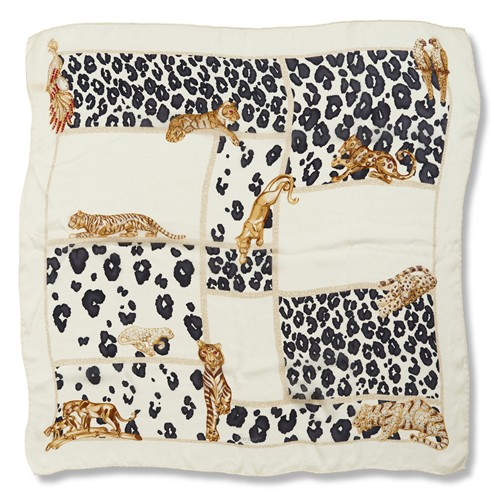 CARTIER, SILK SCARF
