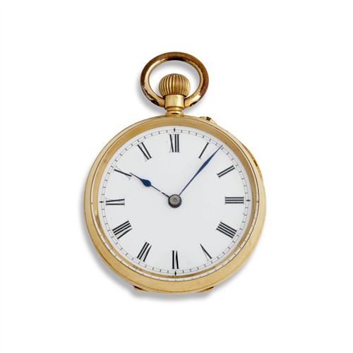 5 · AN 18CT GOLD OPENFACE POCKETWATCH CIRCA 1890