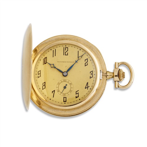 3 · TAVANNES WATCH CO A 14CT GOLD HUNTINGCASED POCKETWATCH CIRCA 1915