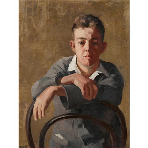 SIR WILLIAM DOBELL (1889-1970) The Boy George c.1928 oil on canvas 68 x 52cm