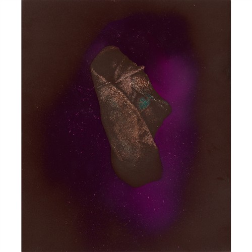 79 · SIDNEY NOLAN (1917-1992) (Abstract) 1986 mixed media and spray on paper 30.5 x 25.5cm