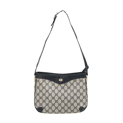 GUCCI, VINTAGE GG MONOGRAM SHOULDER BAG