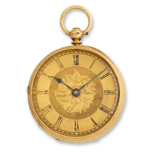 An 18ct Gold Openface Pocketwatch Circa 1870