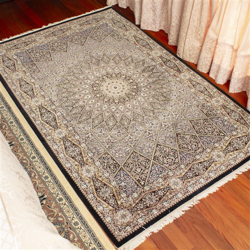 A SMALL PERSIAN STYLE RUG