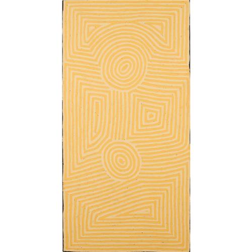 GEORGE TJUNGURRAYI (born c.1947) (Language group: Pintupi) Tingari Cycle 1999 synthetic polymer paint on linen 121 x 61cm