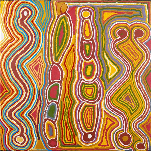 100 · JUDY NAPANGARDI WATSON (c.1925-2016) (Language group: Warlpiri) Karntakurlangu Jukurrpa (Womens Dreaming) synthetic polymer paint o...