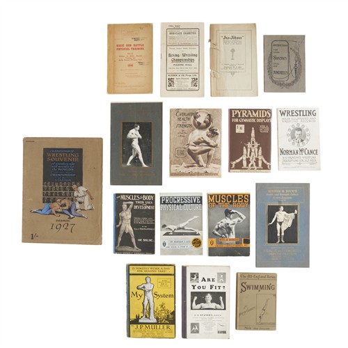 77 · BOOKS AND BOOKLETS: A GROUP ON PHYSICAL CULTURE AND MEN'S SPORT Variously first half 20th century