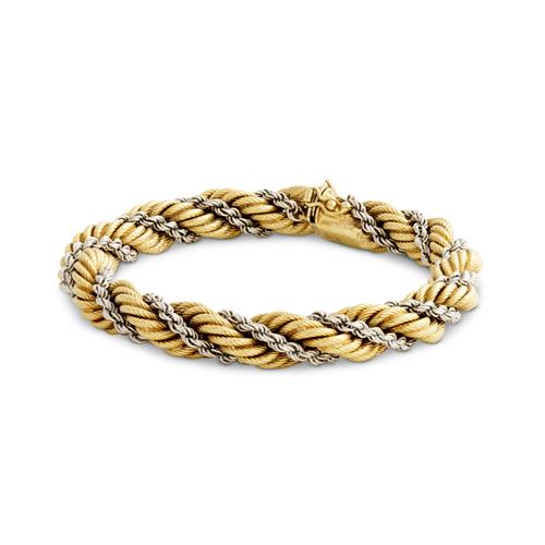 49 · 18CT TWO-TONE GOLD BRACELET