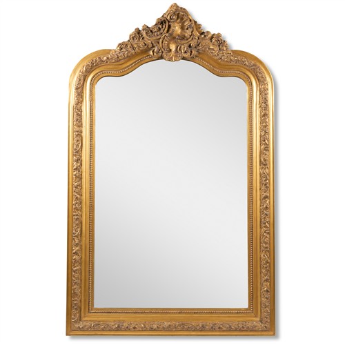 44 · A NAPOLEON III-STYLE GILT-FRAMED MIRROR Please see important information below regarding collection of lots in this auction.