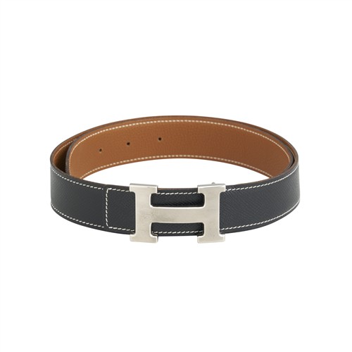 62 · HERMÈS, H BUCKLE REVERSIBLE BELT
