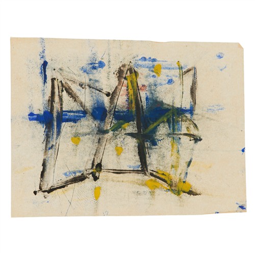 20 · SIDNEY NOLAN (1917-1992) (Abstract) c.1939 mixed media and monotype on paper 32 x 43cm
