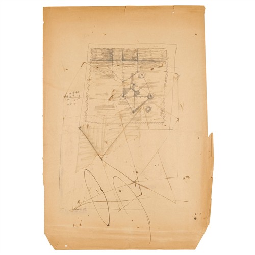 29 · SIDNEY NOLAN (1917-1992) (Abstract) c.1939 mixed media on paper 66 x 44.5cm