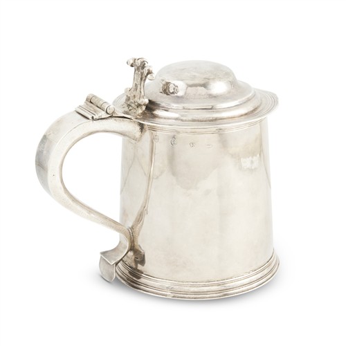 64 · A JAMES II SILVER COVERED TANKARD William Middleton, London, 1688