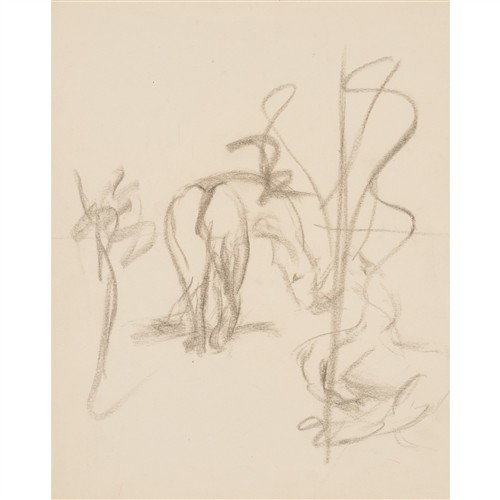 32 · SIDNEY NOLAN (1917-1992) (Horses) c.1947 pencil on paper 31.5 x 25.5cm
