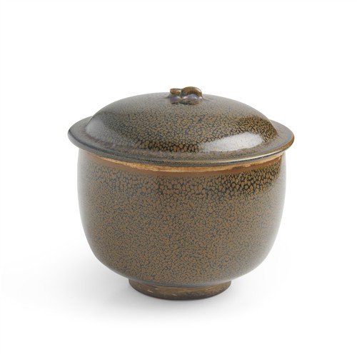 72 · A CHINESE SHANXI DARK GLAZED OIL SPOT JAR AND COVER, SONG DYNASTY (960-1279)
