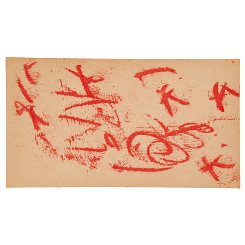 40 · SIDNEY NOLAN (1917-1992) (Beach) c.1940 transfer drawing on paper 10 x 18cm