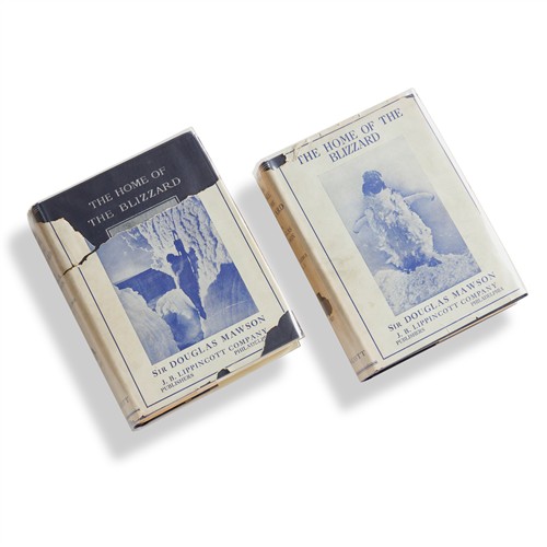 12 · MAWSON, Douglas, THE HOME OF THE BLIZZARD 1915, first US edition, first state, in dust jackets
