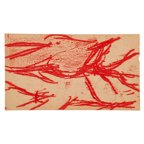 51 · SIDNEY NOLAN (1917-1992) (Beach) c.1940 transfer drawing on paper 10 x 18cm