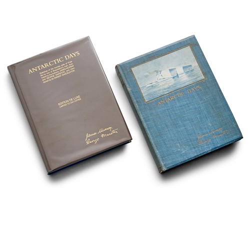 11 · MURRAY, J. & G. MARSTON, ANTARCTIC DAYS 1915, limited Edition de Luxe, signed by Shackleton and the authors