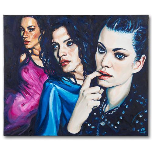 Gavin BROWN (b, 1964) 'Dreamers' Synthetic polymer paint on canvas 51 x 61cm