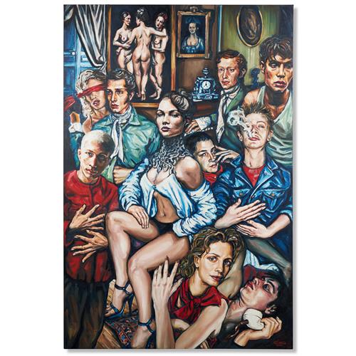 Gavin BROWN (b.1964) 'Frout palor' Synthetic polymer paint on canvas 183 x 121.5cm