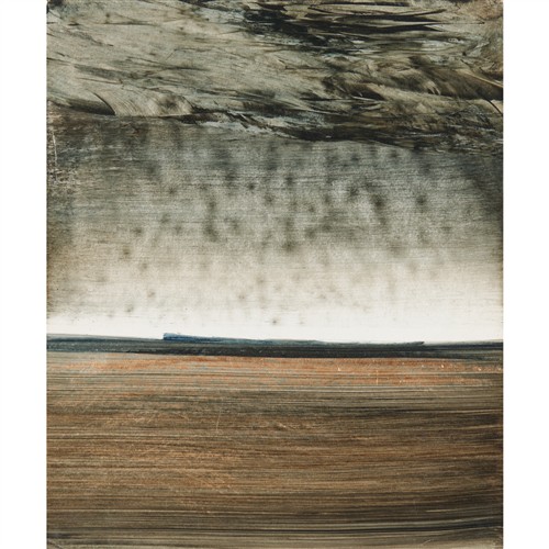 SIDNEY NOLAN (1917-1992) (Landscape) mixed media on paper 30.5 x 25.5cm