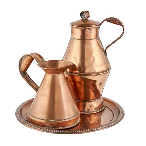 65 · THREE VICTORIAN COPPER ITEMS