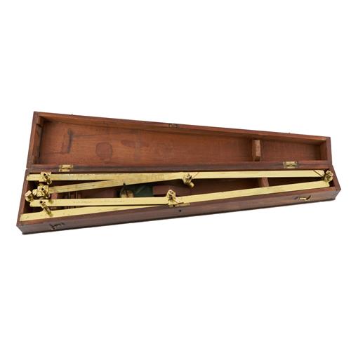 69 · A 19TH CENTURY LACQUERED-BRASS PANTOGRAPH BY W. & S. JONES